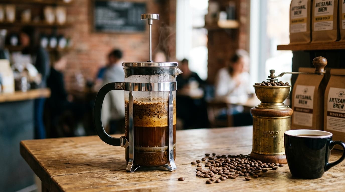 Como Fazer Café na Prensa Francesa: A Técnica dos 4 Minutos e a Preservação dos Óleos